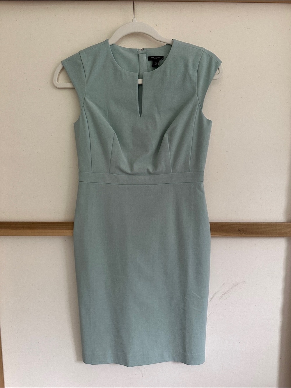 Ann Taylor Light Aqua Sheath Dress
